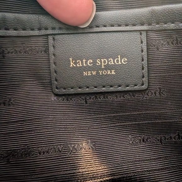 Kate Spade Pebbled Leather Black, Pink & Red Floral Shoulder Bag Poppy Flowers - Picture 5 of 10